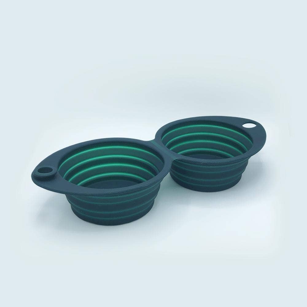 Double Travel Bowl / Green