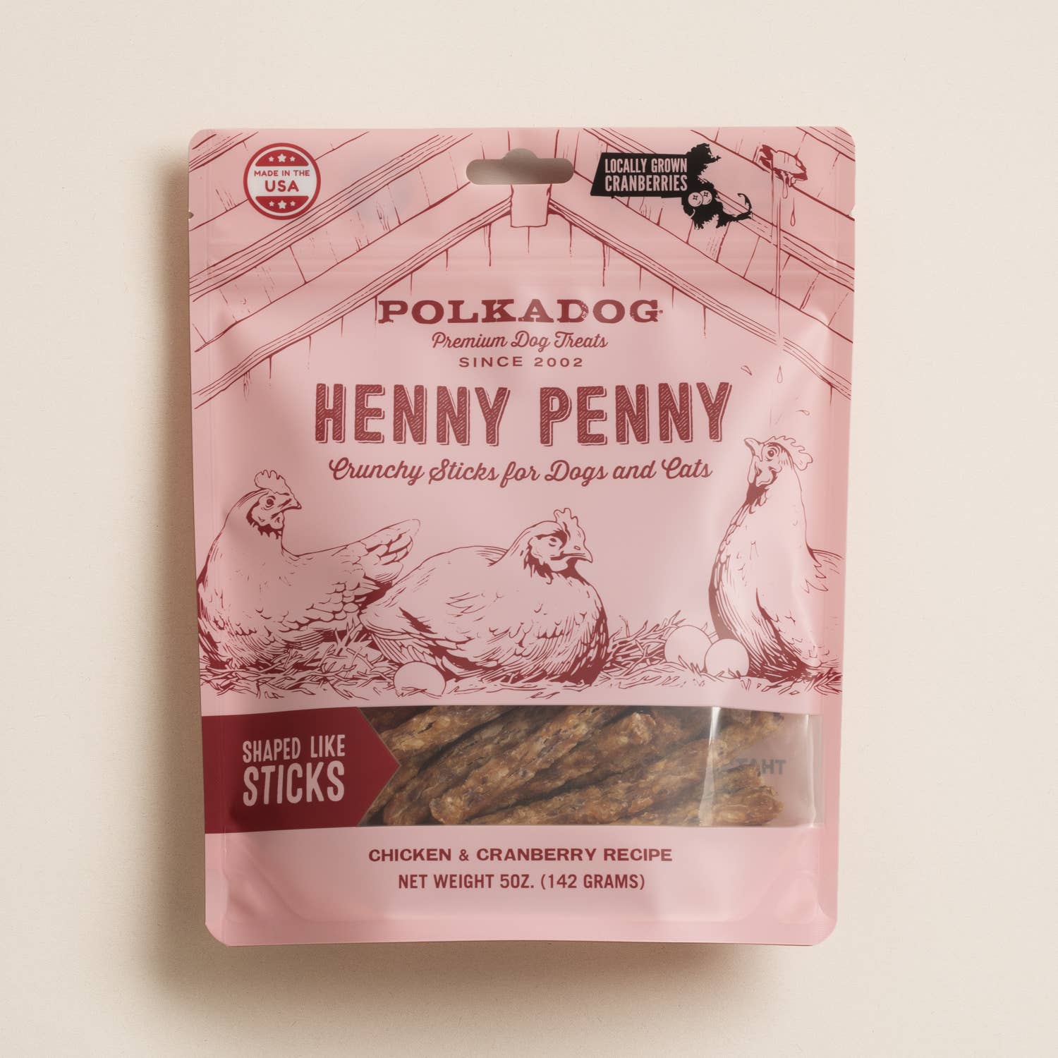 Polkadog - Henny Penny - 5oz - Dog Treats