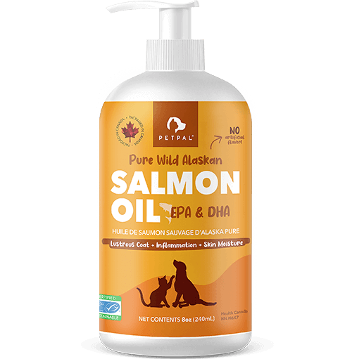 Petpal - Pure Wild Alaskan Salmon Oil for Dogs & Cats Pet Supplement