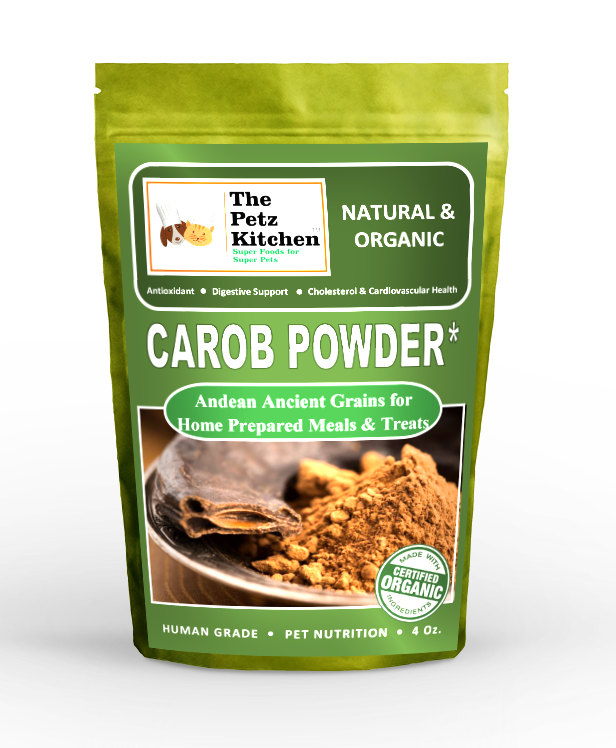 Carob Antioxidant Digestive & Cardiovascular Support* the Petz Kitchen™ - Organic Raw & Human Grade Ingredients for Home Prepared Meals & Treats